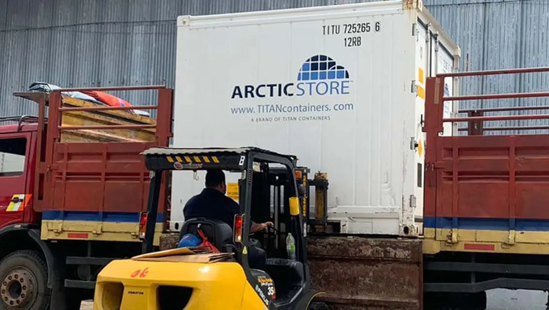 10-stopowy kontener chłodniczy ArcticStore do wynajęcia