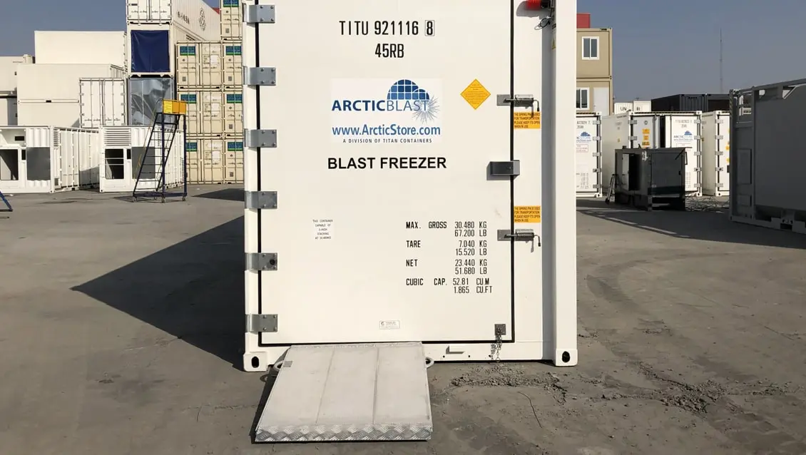 20-stopowy kontener chłodniczy ArcticBlast do szybkiego chłodzenia_7