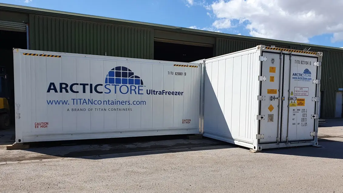 20-stopowy kontener mroźniczy Arctic UltraFreezer do wynajęcia