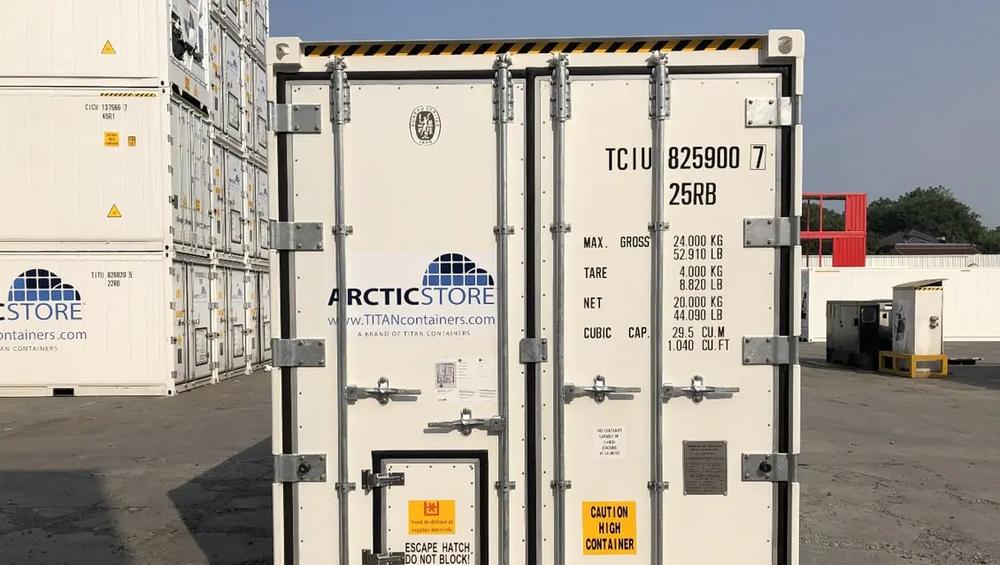 20-stopowy kontener mroźniczy Arctic UltraFreezer do wynajęcia