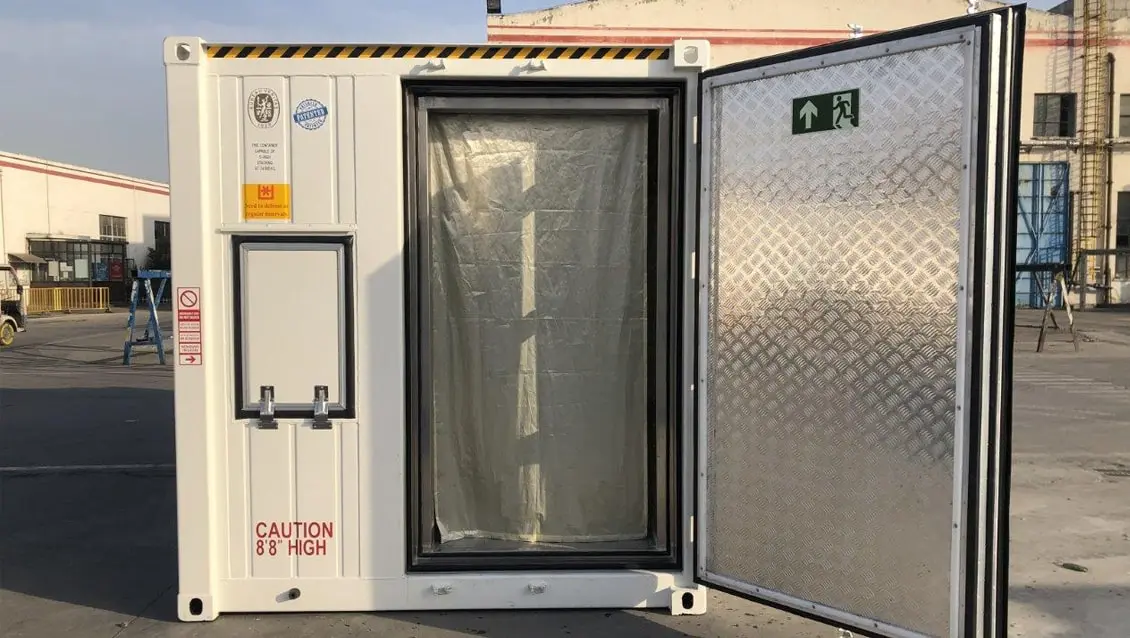 40-stopowe kontenery chłodnicze UltraFreezer do przechowywania w chłodni
