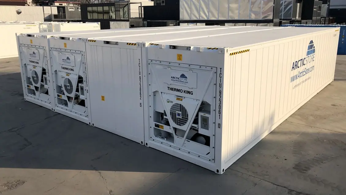 40-stopowe modułowe kontenery chłodnicze Arctic SuperStore Rozwiązanie do przechowywania w chłodni