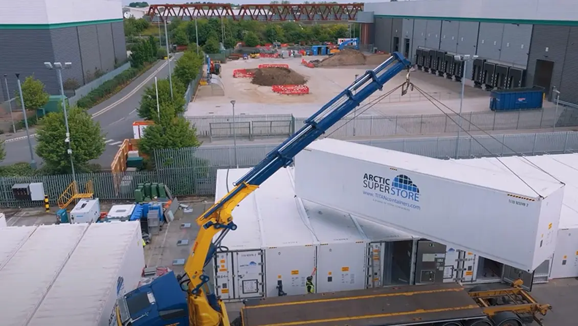 40-stopowe modułowe kontenery chłodnicze Arctic SuperStore Rozwiązanie do przechowywania w chłodni