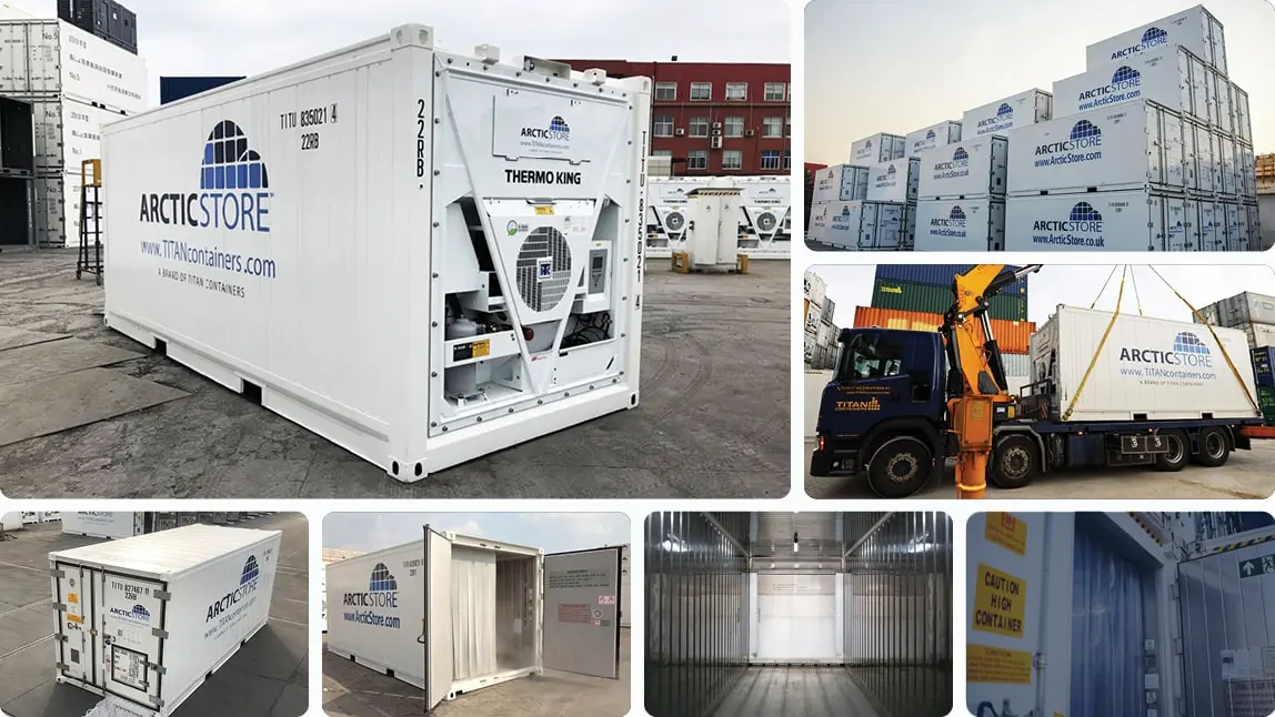 Kontenery chłodnicze 20ft ArcticStore Cold Storage Solutions do wynajęcia