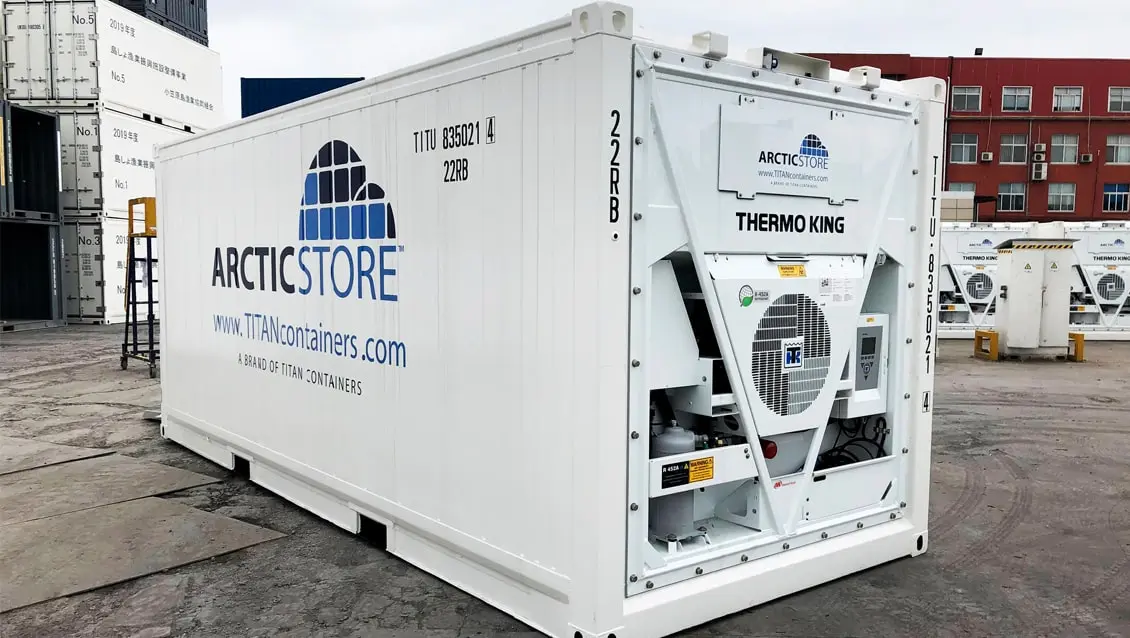 Kontenery chłodnicze 20ft ArcticStore Cold Storage Solutions do wynajęcia