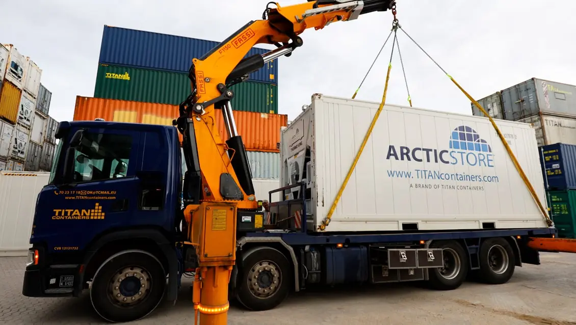 Kontenery chłodnicze 20ft ArcticStore Cold Storage Solutions do wynajęcia