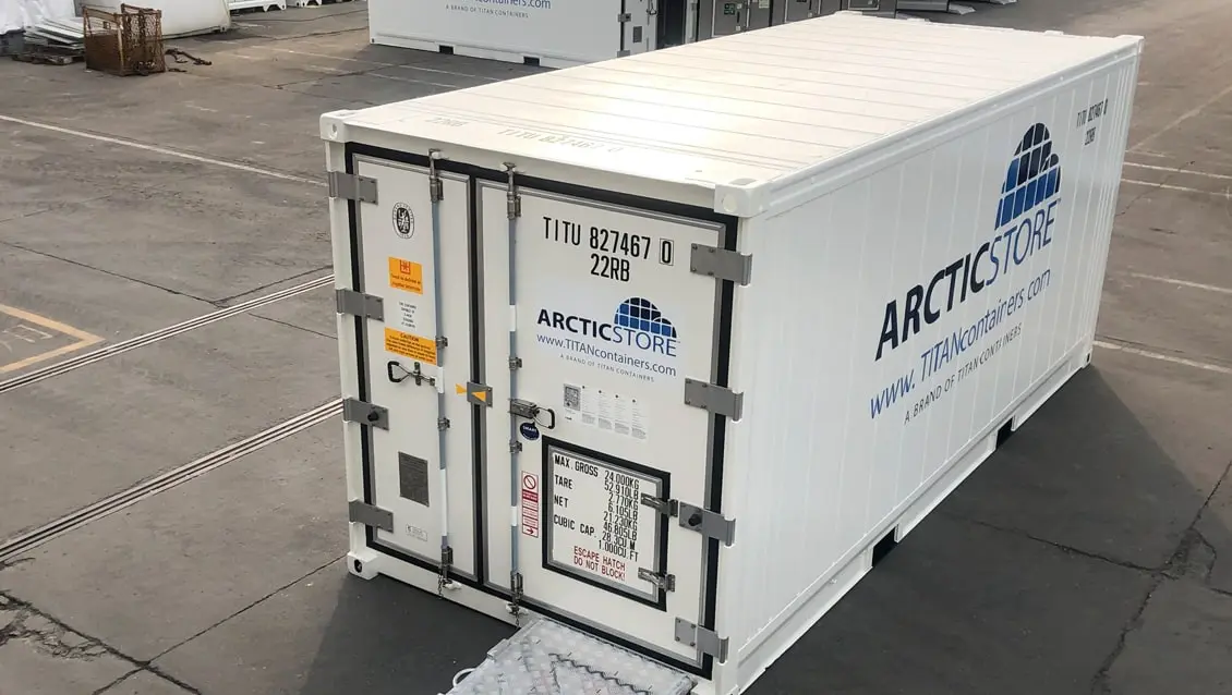 Kontenery chłodnicze 20ft ArcticStore Cold Storage Solutions do wynajęcia