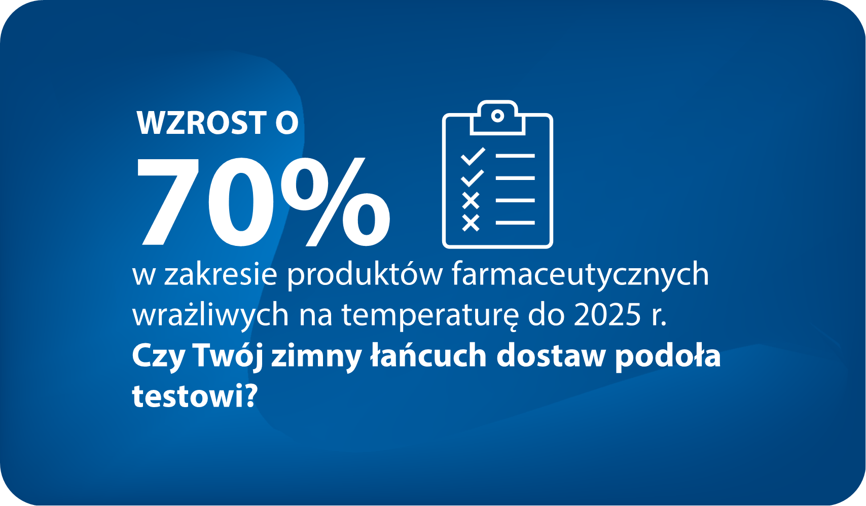 Chłodnie dla sektora farmaceutycznego