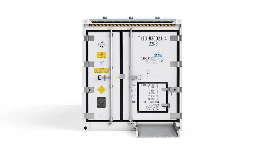 40ft ArcticStore Horizon Zrównoważony Kontener Chłodniczy