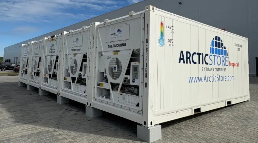 Wynajem kontenerów ArcticStore – kontenery chłodnicze